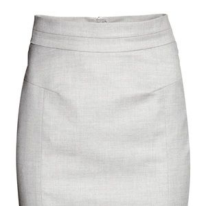 H&M Grey Pencil Skirt